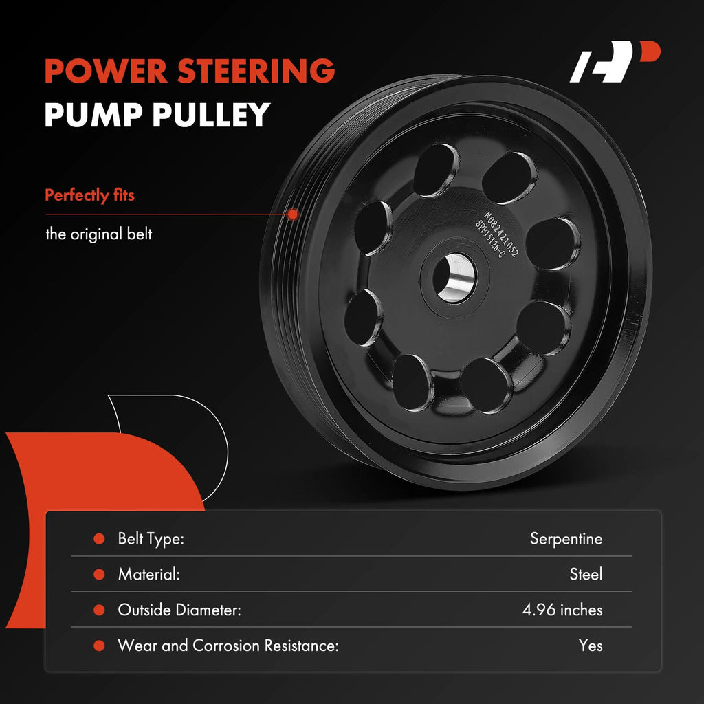 Power Steering Pump Pulley for Chevy Malibu Buick LaCrosse Saturn Aura (2008–2012)