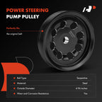 Power Steering Pump Pulley for Chevy Malibu Buick LaCrosse Saturn Aura (2008–2012)