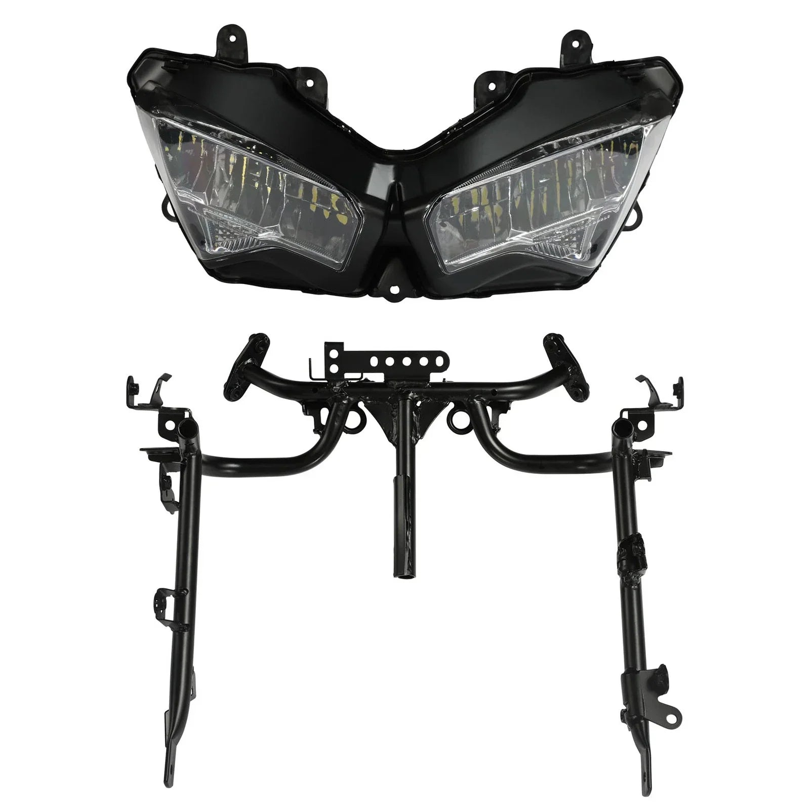 Headlight Assembly & Fairing Stay Bracket for Kawasaki ZX4R ZX4RR (2023-2025)