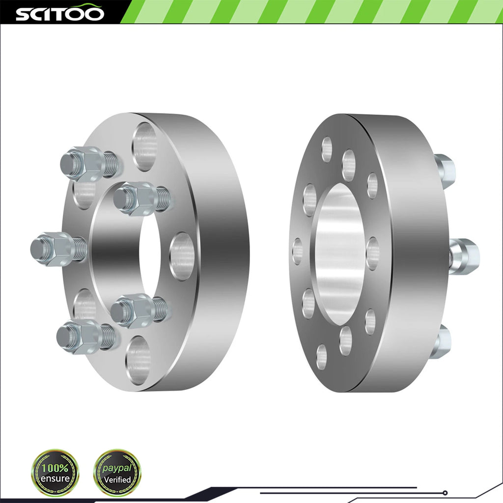 2X Wheel Adapters 5x5.5 to 5x4.5 for Ford F-150, Dodge Ram 1500