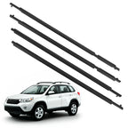 4X Outer Molded Window Weatherstrip Sweep Belt Set for Toyota RAV4 (2006–2008)
