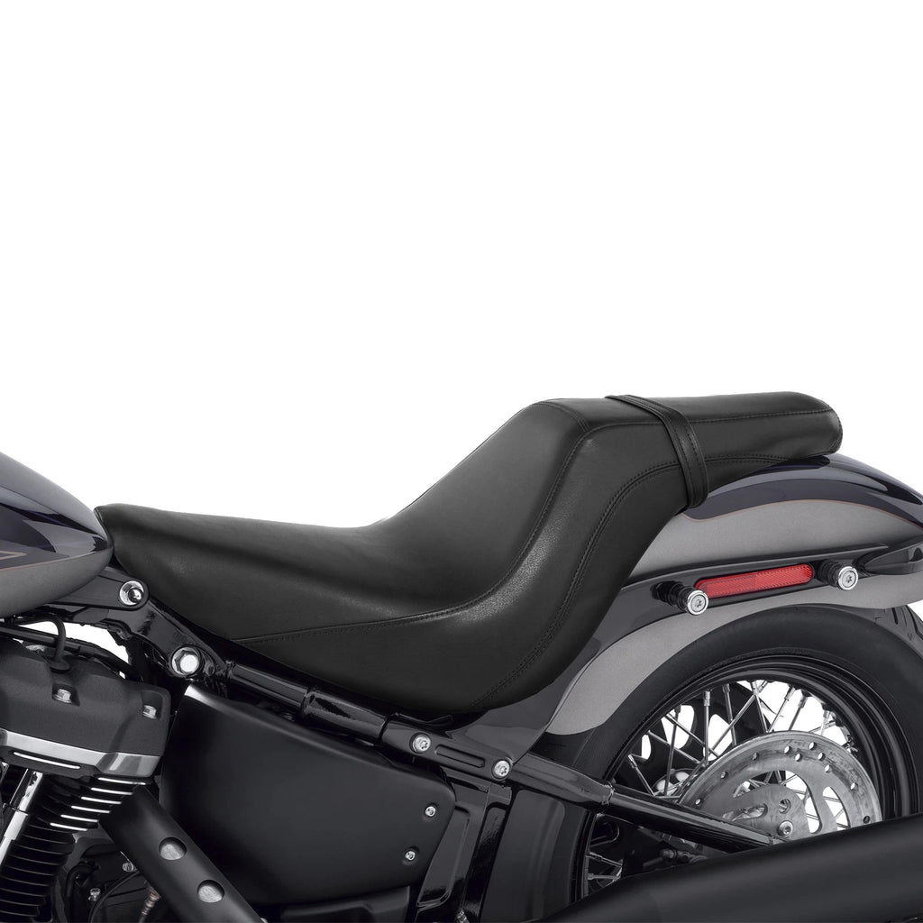 Black Driver & Passenger Seat for Harley Softail Street Bob (2018–2023)