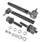 Set of 2 Front Inner Outer Tie Rod Ends for Silverado Sierra 2500HD 3500HD (2001–2010)