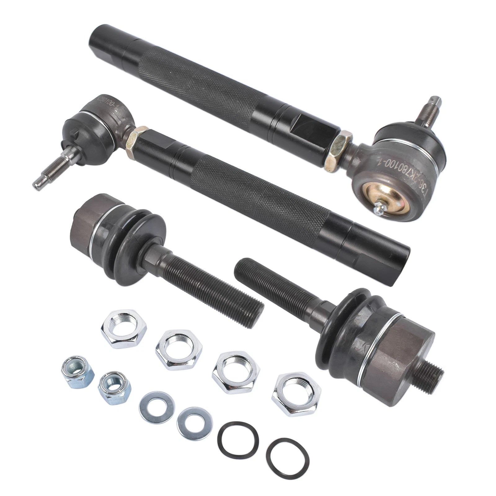 Set of 2 Front Inner Outer Tie Rod Ends for Silverado Sierra 2500HD 3500HD (2001–2010)