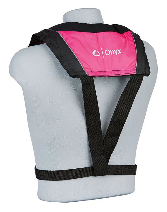 Onyx Manual Inflatable Life Vest for M-24 (132000-105-004-14) Pink