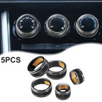 Set of 5 AC Air Conditioner Switch Knob Covers for Toyota Camry (2017)