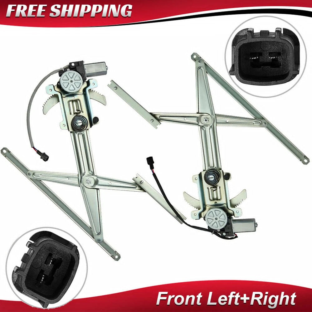 2X Front Power Window Regulator w/ Motor for Chevy Colorado GMC Canyon (2004–2012)
