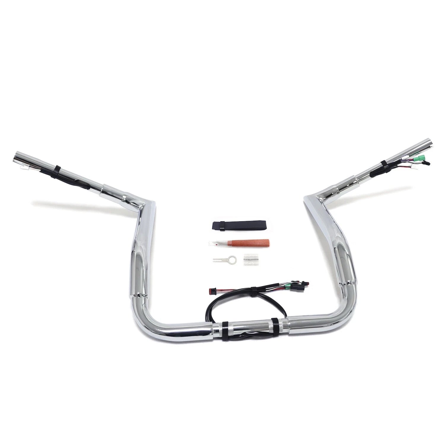 12" Miter Cut Prewired Handlebar for Harley Electra Glide/Street Glide/Ultra (2014–2015)