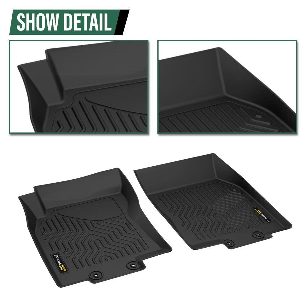 Set of 4 TPE Floor Mats for Nissan Rogue (2014–2020) All Weather Protection