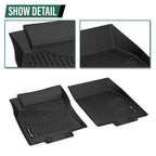 Set of 4 TPE Floor Mats for Nissan Rogue (2014–2020) All Weather Protection
