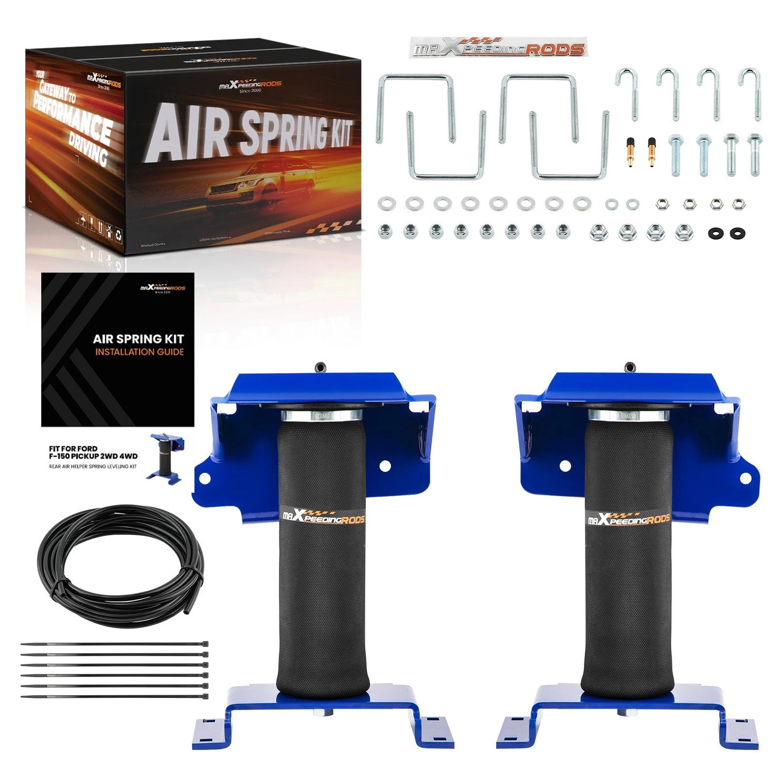 Air Helper Spring Suspension Kit for Ford F-150 2WD 4WD (2010–2014)