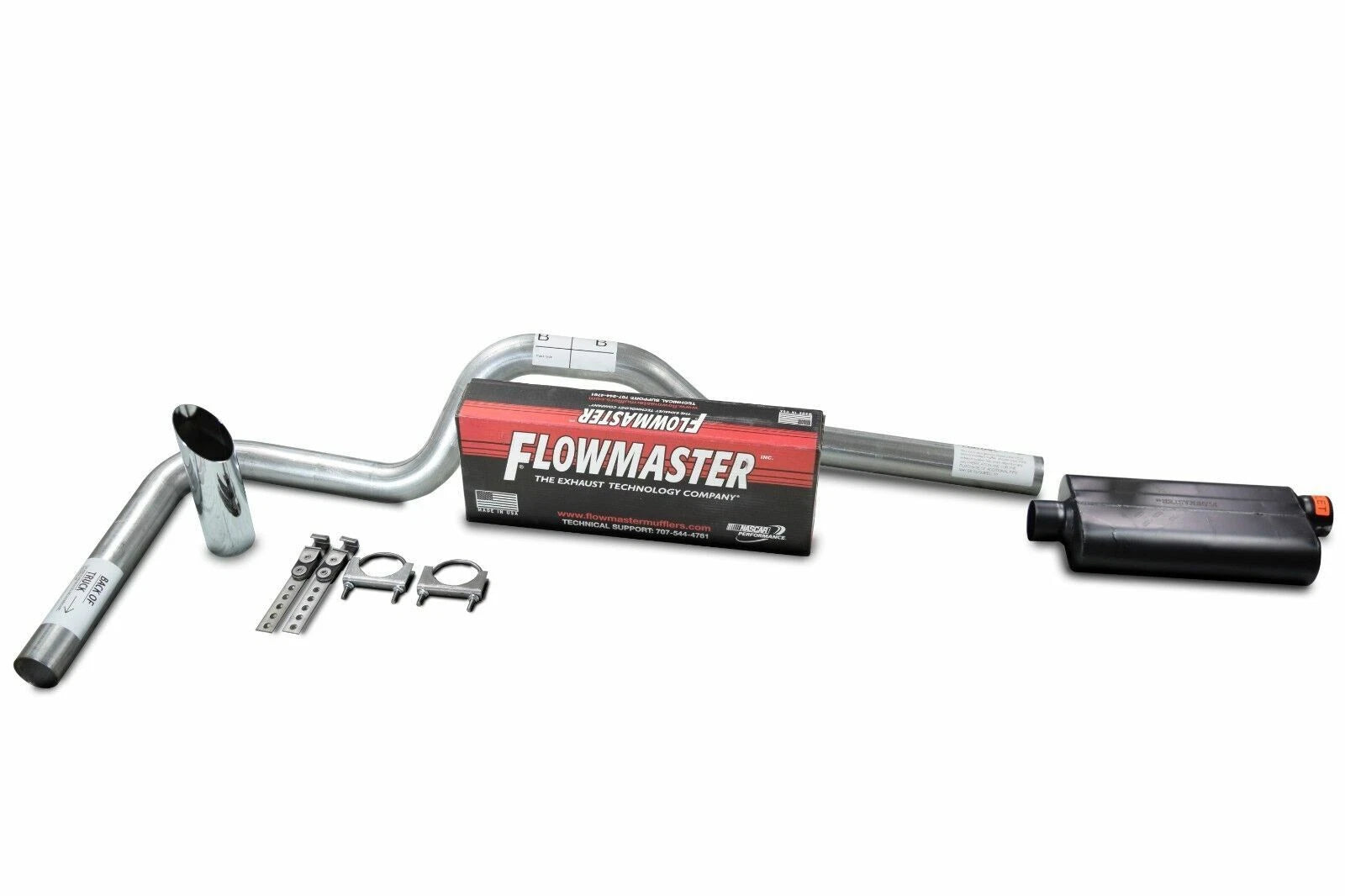 3" Exhaust Kit for Ford F150 (2021–2025) Flowmaster 50 Series Slash Tip