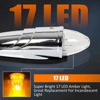 5X LED Torpedo Cab Roof Top Marker Lights Kit for Kenworth Peterbilt