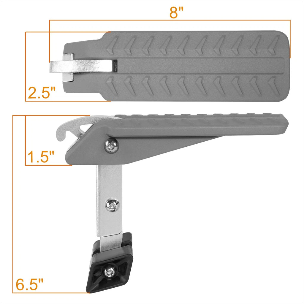 Rubber Support Car Door Latch Hook for Adjustable Foot Pedal Roof Ladder