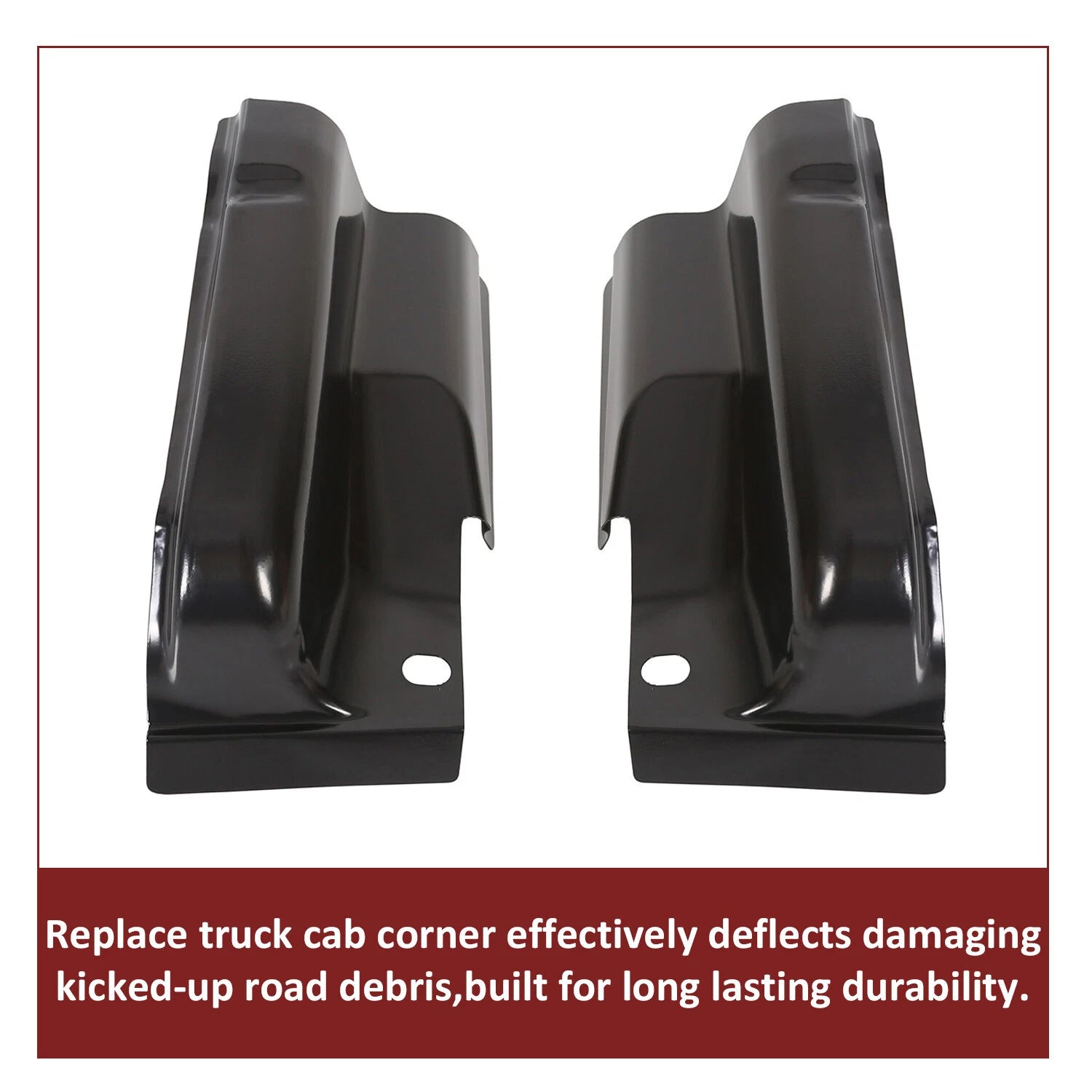 Pair Steel Outer Cab Corners for Ford F-150 (2009–2014)