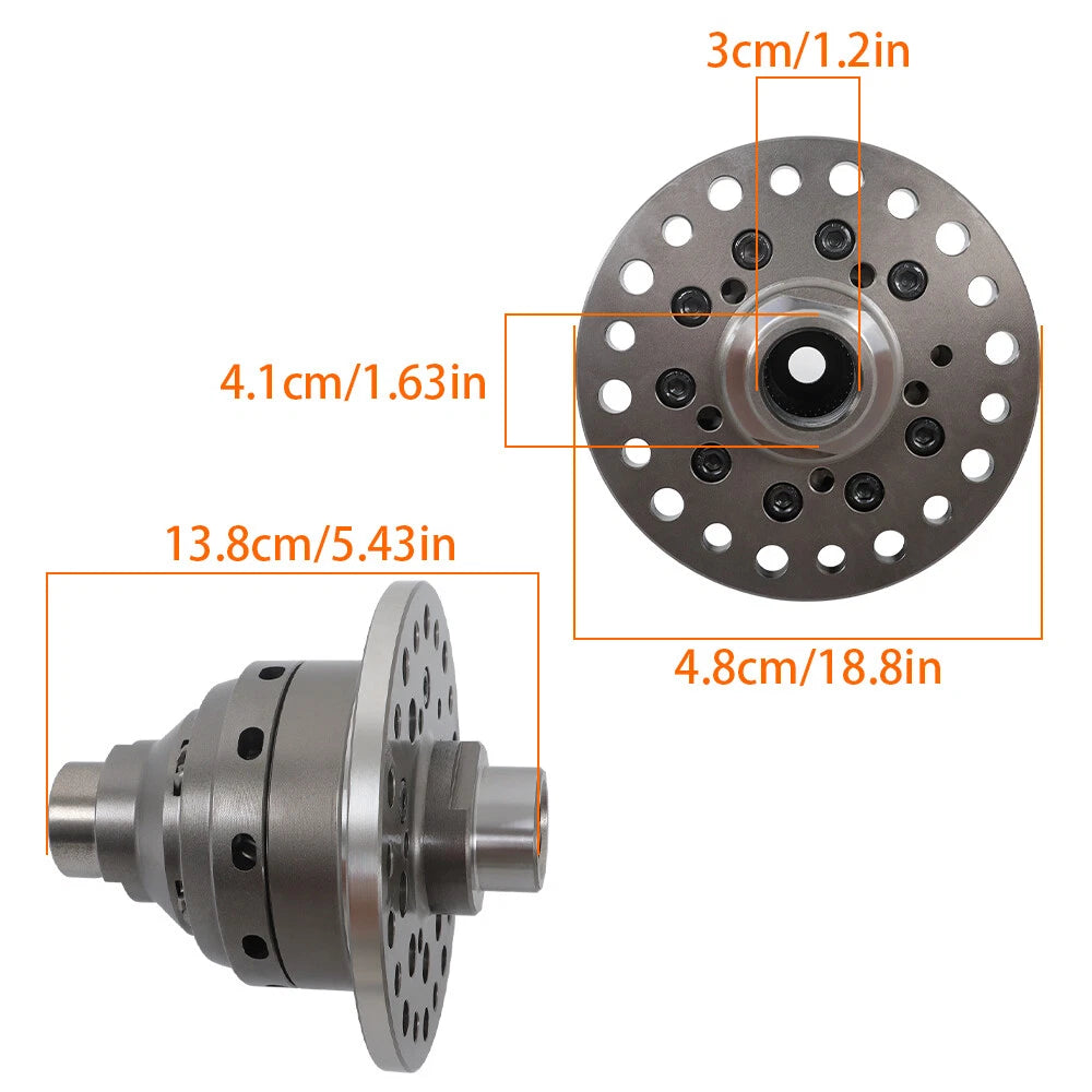 Helical Gear Limited Slip Differential for D30 27 Spline