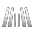 02-05 Chrome 6pc Pillar Covers to fit Hyundai Sonata - Upgrade Your Auto P3650