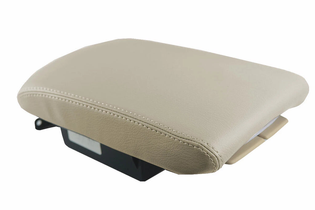 Leather Console Lid Pull Over Cover for Lincoln MKZ (2010–2012) Beige