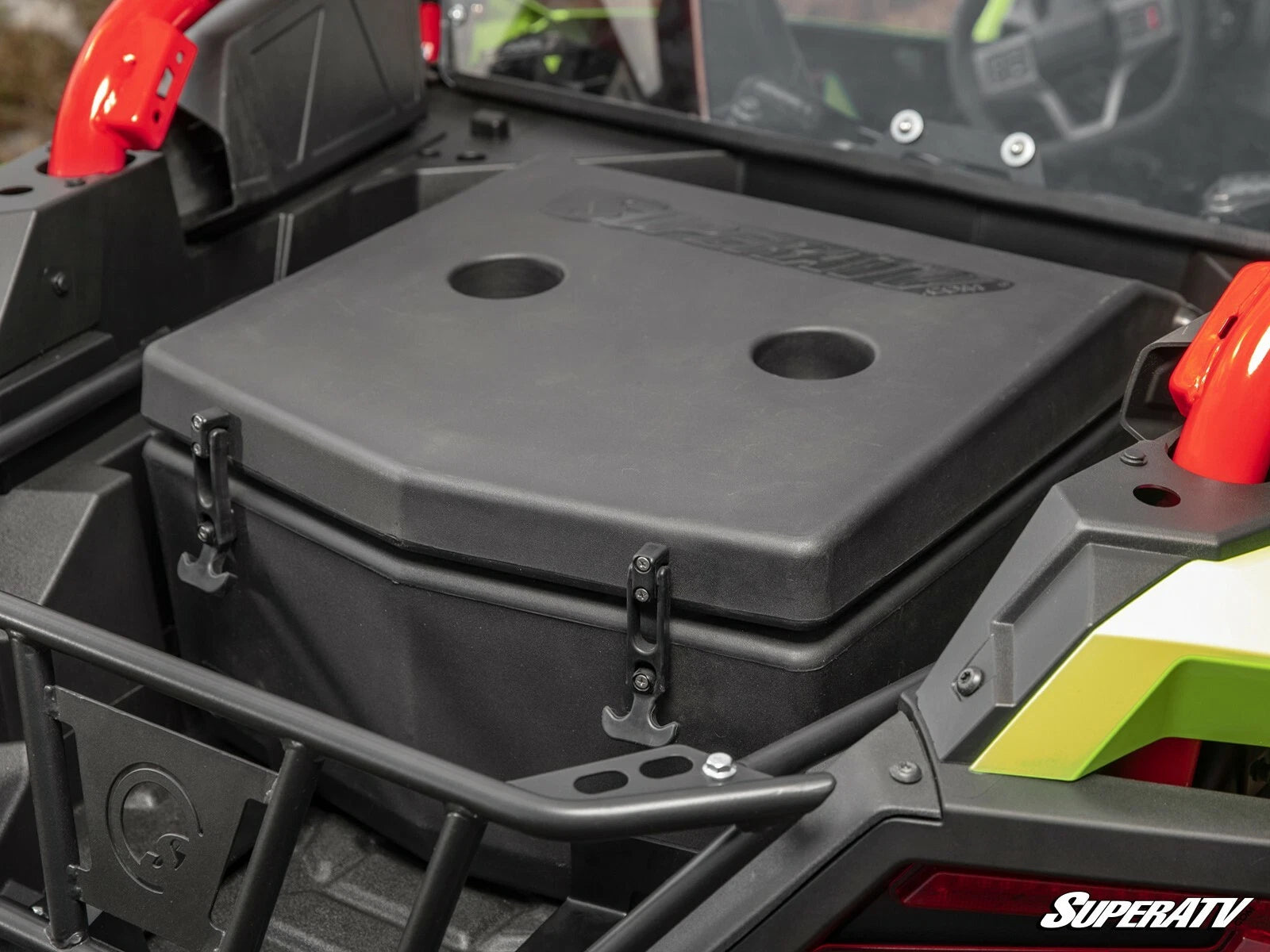 SuperATV Rear Cooler/Cargo Box for Polaris RZR PRO R (2022–2023)