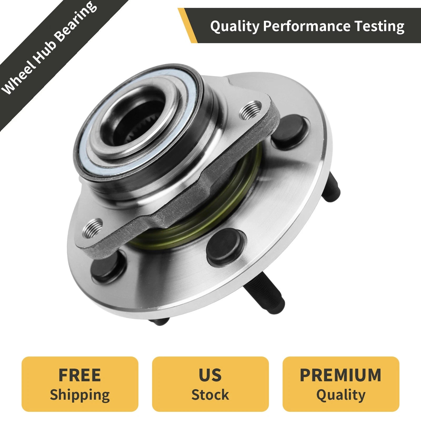 Front Wheel Bearing Hub Set for Dodge Ram 1500 (2002–2008)