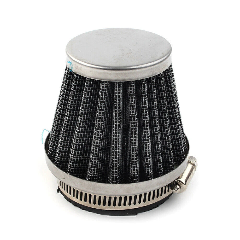 50mm Chrome Air Filter for Honda Yamaha Suzuki Motorcycle ATV