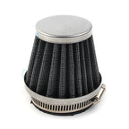 50mm Chrome Air Filter for Honda Yamaha Suzuki Motorcycle ATV