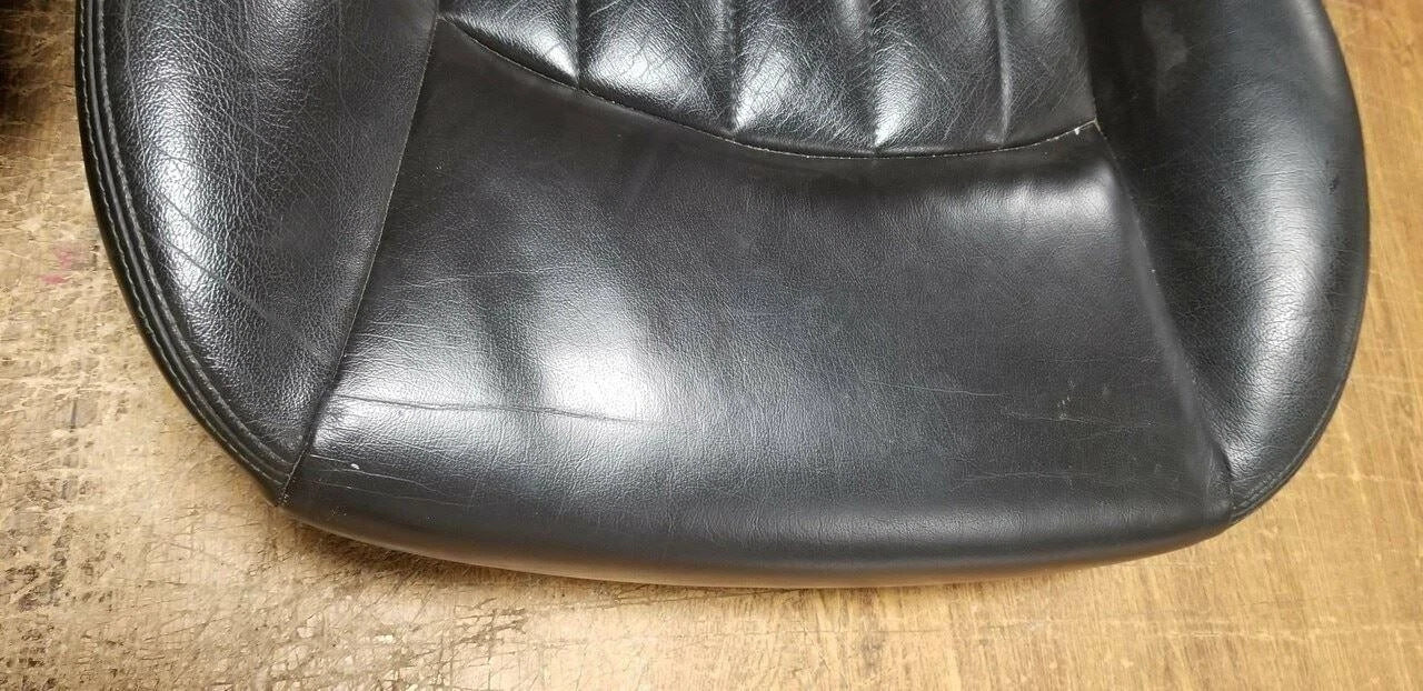 RH Seat Bottom for Jaguar X-Type (2002–2004) Black Leather with Heat