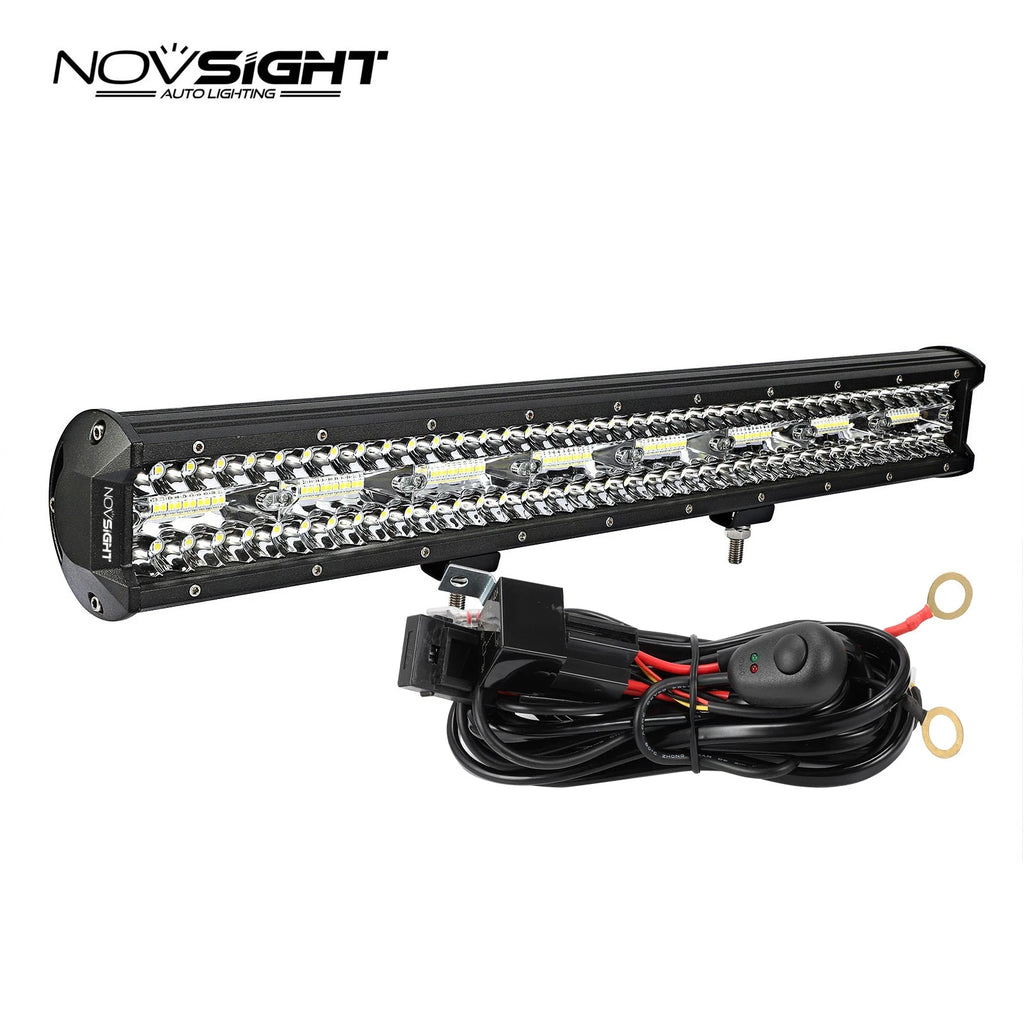 480W 23" LED Work Light Bar for Offroad SUV ATV Boat (50000LM)