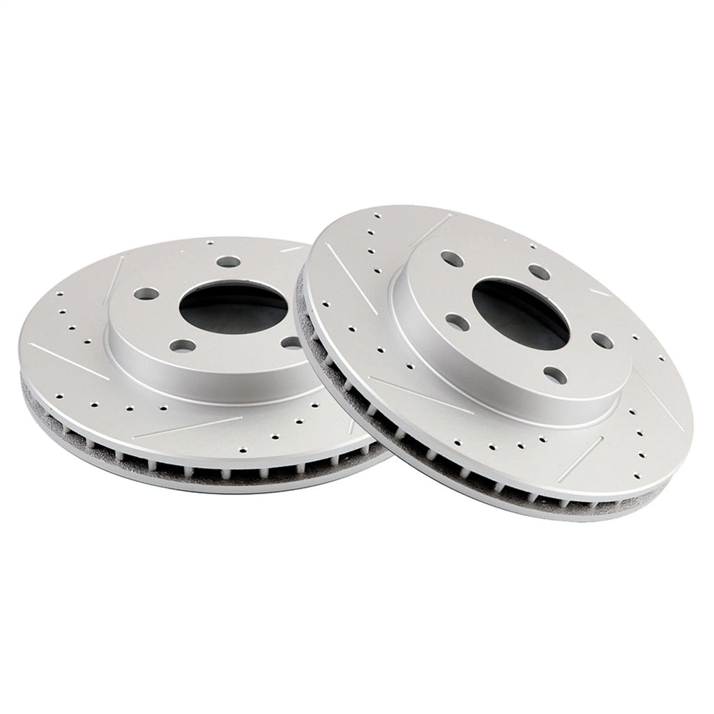 Drilled Slotted Front Brake Rotors for Pontiac Grand Chevrolet Malibu (1999–2005)