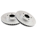 Drilled Slotted Front Brake Rotors for Pontiac Grand Chevrolet Malibu (1999–2005)