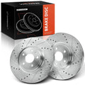 Front Side Drilled Brake Rotors for Ford Fusion, Lincoln MKZ (2013–2020)