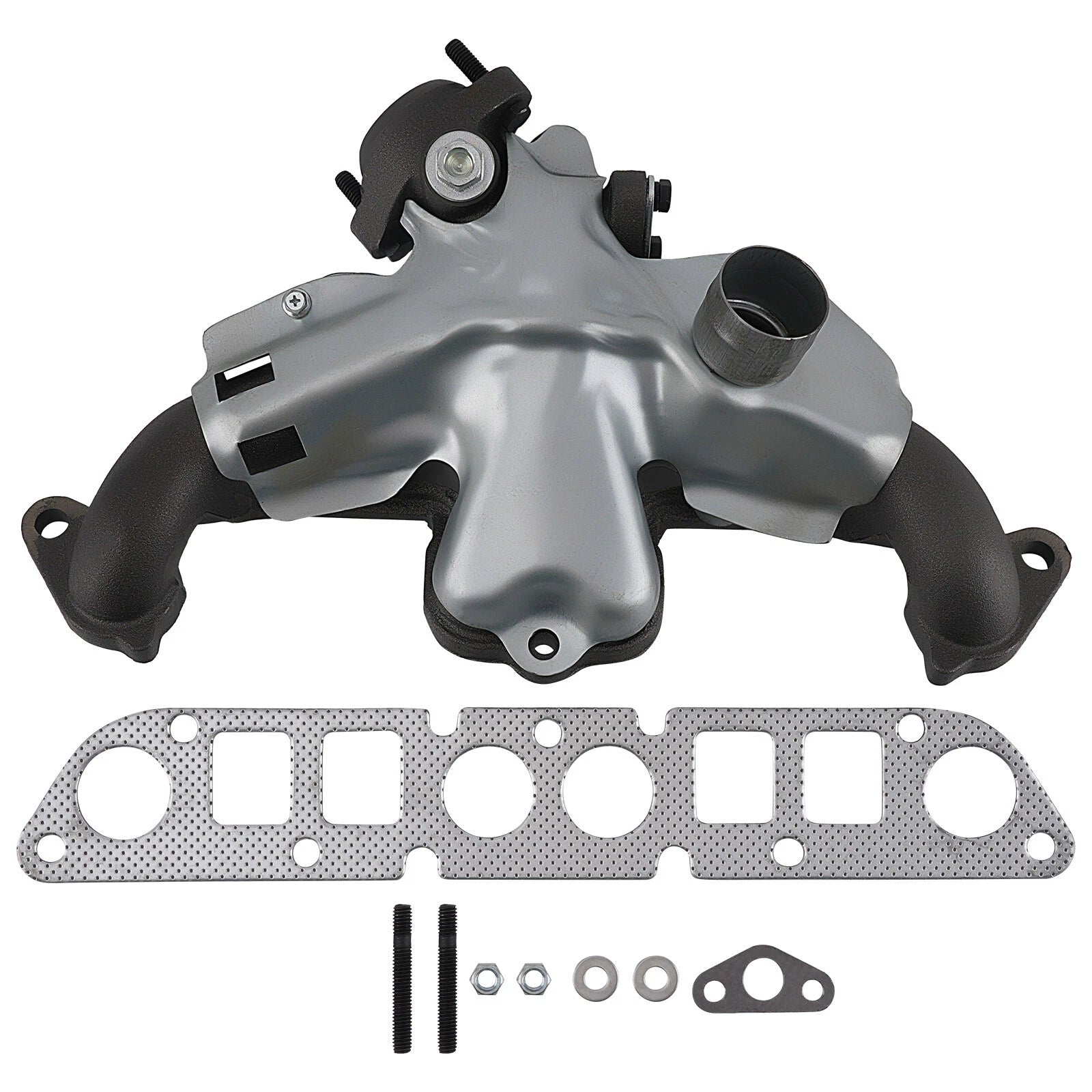 Exhaust Manifold for Jeep Wrangler L4 2.5L (1987–1995) with Heat Shield