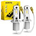 AUXITO H3 LED Fog Light Bulbs 3000K Yellow (Set of 2)