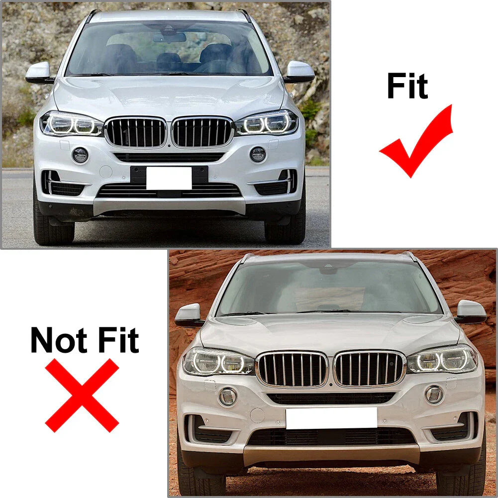 Chrome Right Side Front Bumper Grille Trim for BMW X5 (2014-2018)