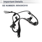 ABS Wheel Speed Sensor No. 895430C010 for Toyota Tundra (2000–2006)