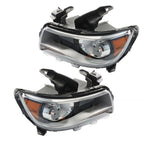 Set of 2 Headlight Assemblies for Chevy Colorado (2015â2021) Projector