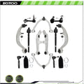 14-Piece Front Control Arm Set with Ball Joints & Tie Rod End for Nissan 350Z (2003–2009)