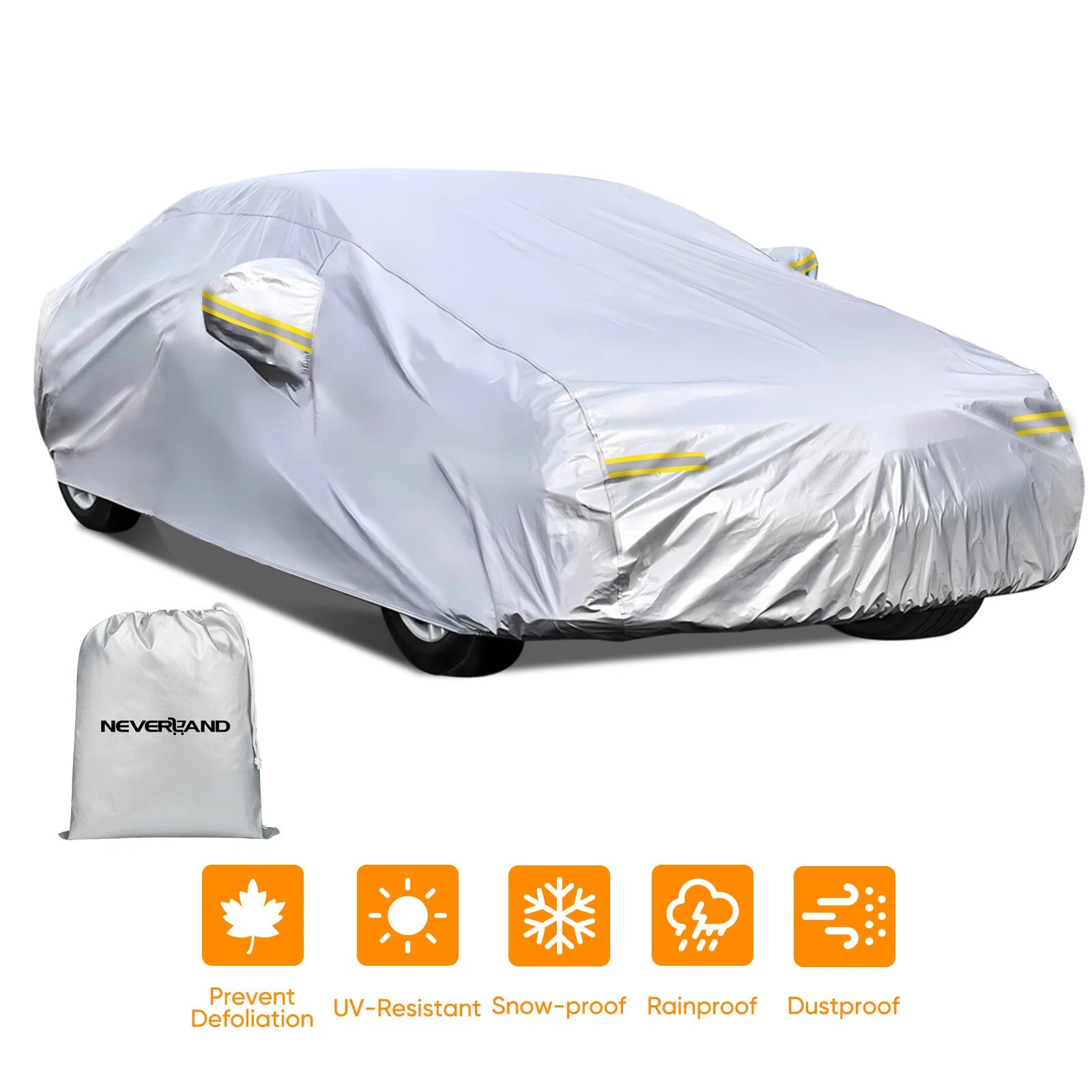 Car Cover for Ford Mustang (Waterproof, Outdoor, UV Resistant)