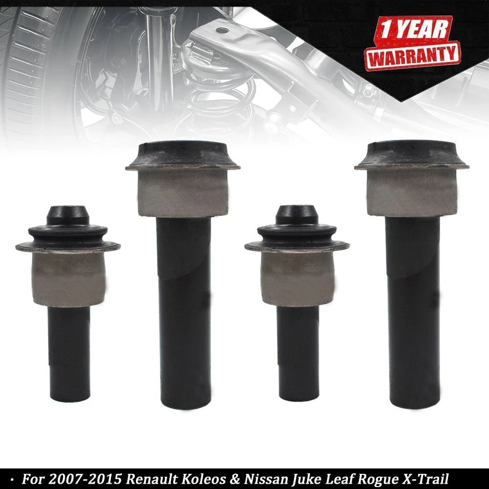 Set of 4 Front Bushing Engine Cradle Subframe for Renault Koleos (2009–2015)