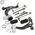 Set of 10 Front Lower Control Arms Sway Bars Tie Rods for Ford Flex Lincoln MKT (2013–2017)