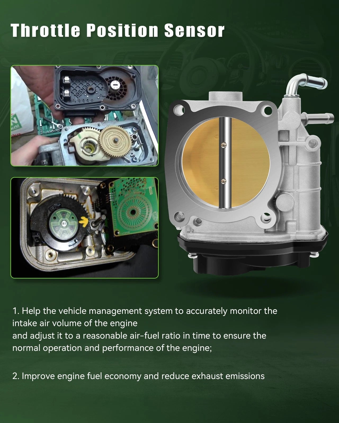 Throttle Body for Infiniti QX60, Nissan Murano, Pathfinder, Quest 3.5L (2013–2020)