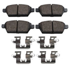 Set of 4 Akebono ProACT Rear Disc Brake Pads for Mazda 6 (2010–2013)