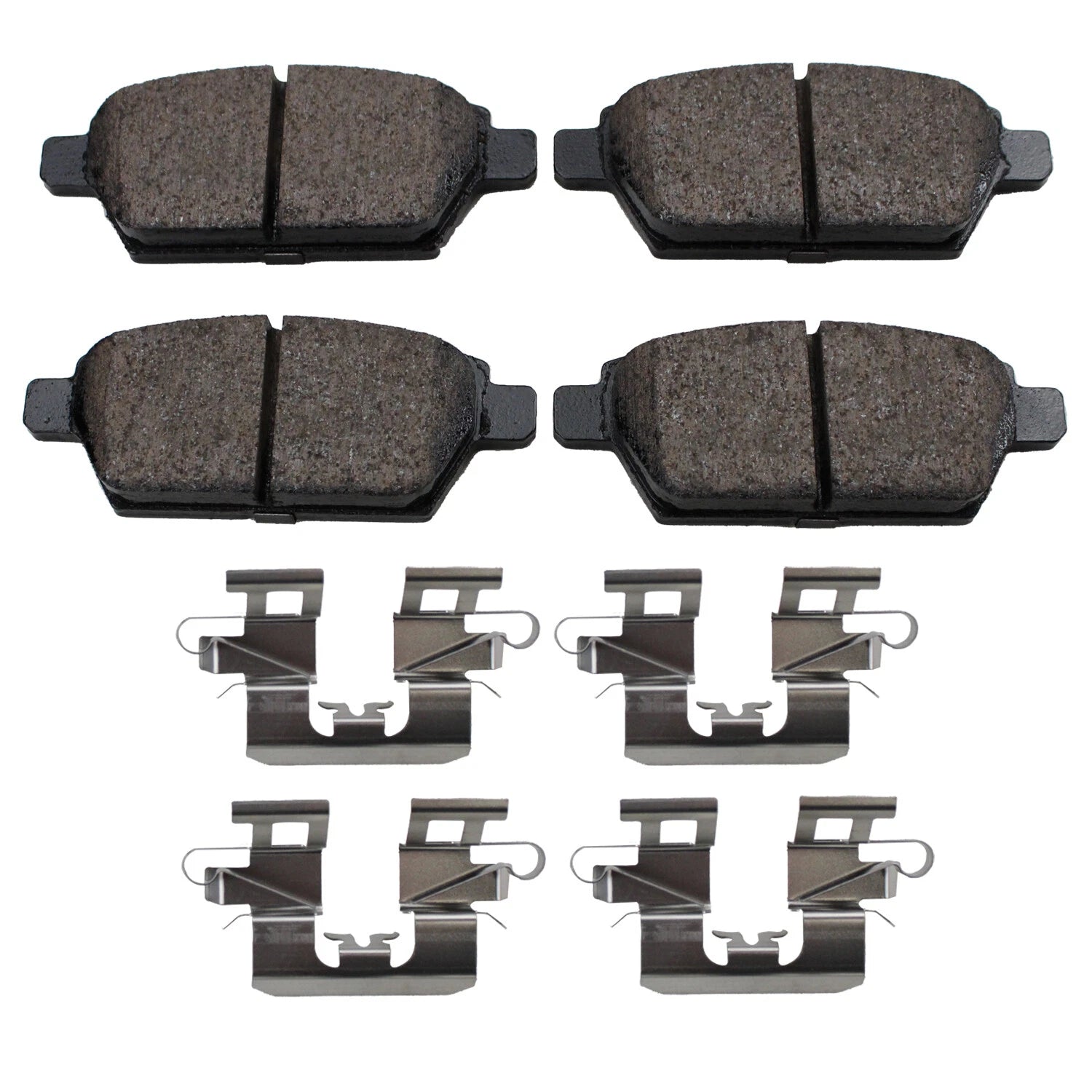 Set of 4 Akebono ProACT Rear Disc Brake Pads for Mazda 6 (2010–2013)