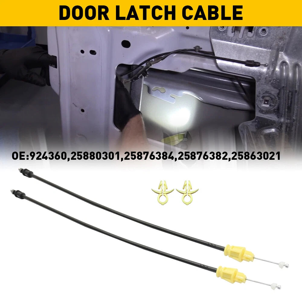Door Latch Cable for Chevrolet Silverado 1500 (2007â2013) Front Left & Right
