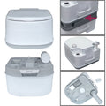 Portable Toilet Flush for Camping Travel (6.3 Gallon, Piston Pump)