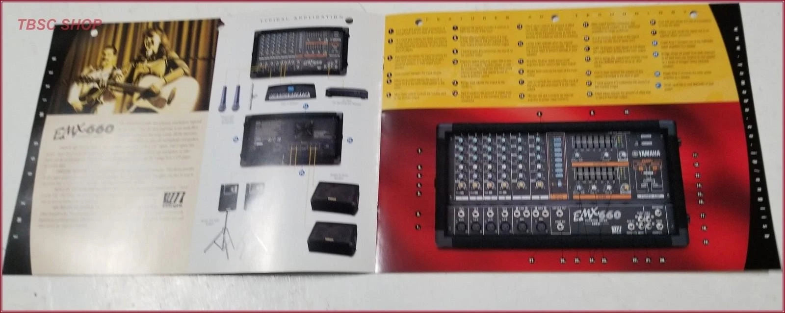 Yamaha EMX660 Powered Mixer Sales Brochure