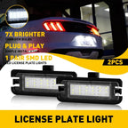 2X LED License Plate Light Bulbs for Ford Mustang (2015–2021) 6000K