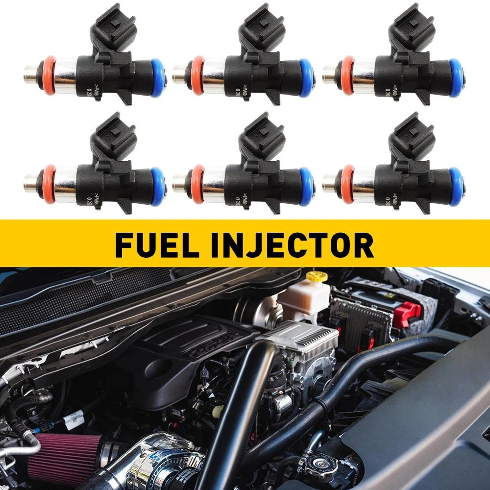 6X Fuel Injectors for Dodge Challenger Charger Durango Grand Caravan (2011–2017)