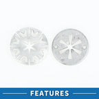 Set of 50 Heat Protection Clamping Discs Washer No.N90796501 for Audi A3 (2015–2024)