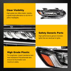 Headlight Assembly for Honda Accord (2018–2021) LED DRL Right Side